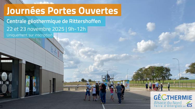 Bannière Journées portes ouvertes Géothermie